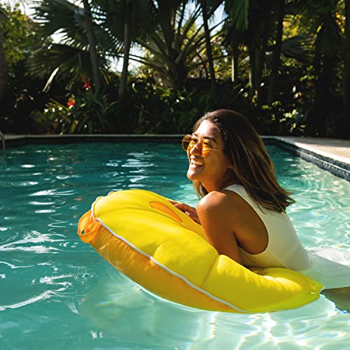 Big Joe Fruit Pool Floats, No Inflation Needed, Quick Draining Fabric, Round Loungers and Pool Noodles