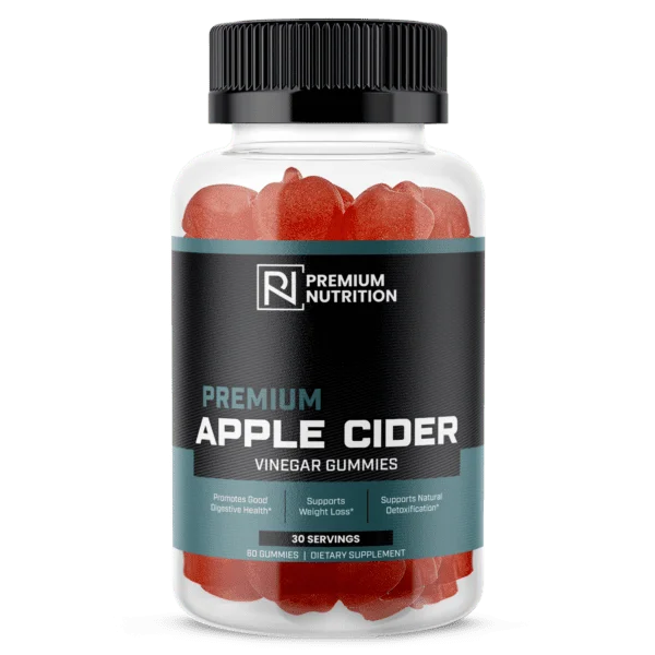 Premium Nutrition Apple Cider Vinegar Gummies Vitamins 5 oz - For Weight Loss