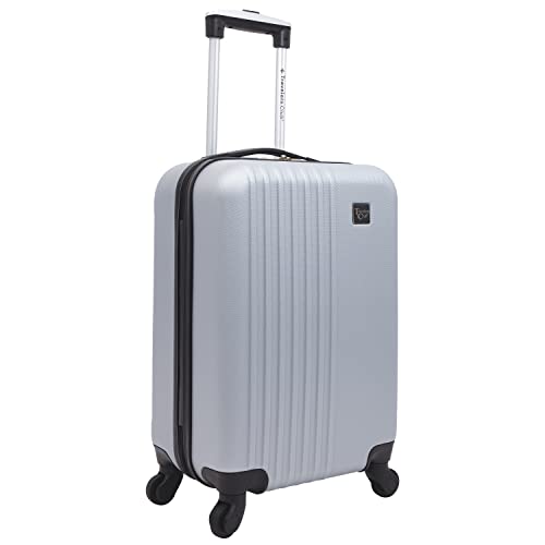 Travelers Club Cosmo Hardside Spinner Luggage, Navy Blue, Carry-On 20-Inch