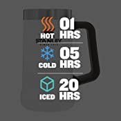 Stanley Stay-Chill Beer Stein 24 oz | Heavy Duty Big Grip Handle | Beer Tumbler Drink Cup, Holds 2 Cans | Insulated Stainless Steel Party Mug | BPA-Free | Azure