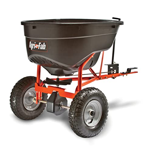 Brinly 10 cu.ft. 650lb Heavy Duty Tow-Behind Poly Utility Cart & Dump Trailer with Magnetic Hitch Pin & Compression Molded Bed