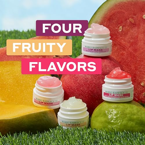 Mario Badescu Lip Mask, Overnight Lip Treatment Enriched With Skin Softening Coconut Oil and Hydrating Shea Butter