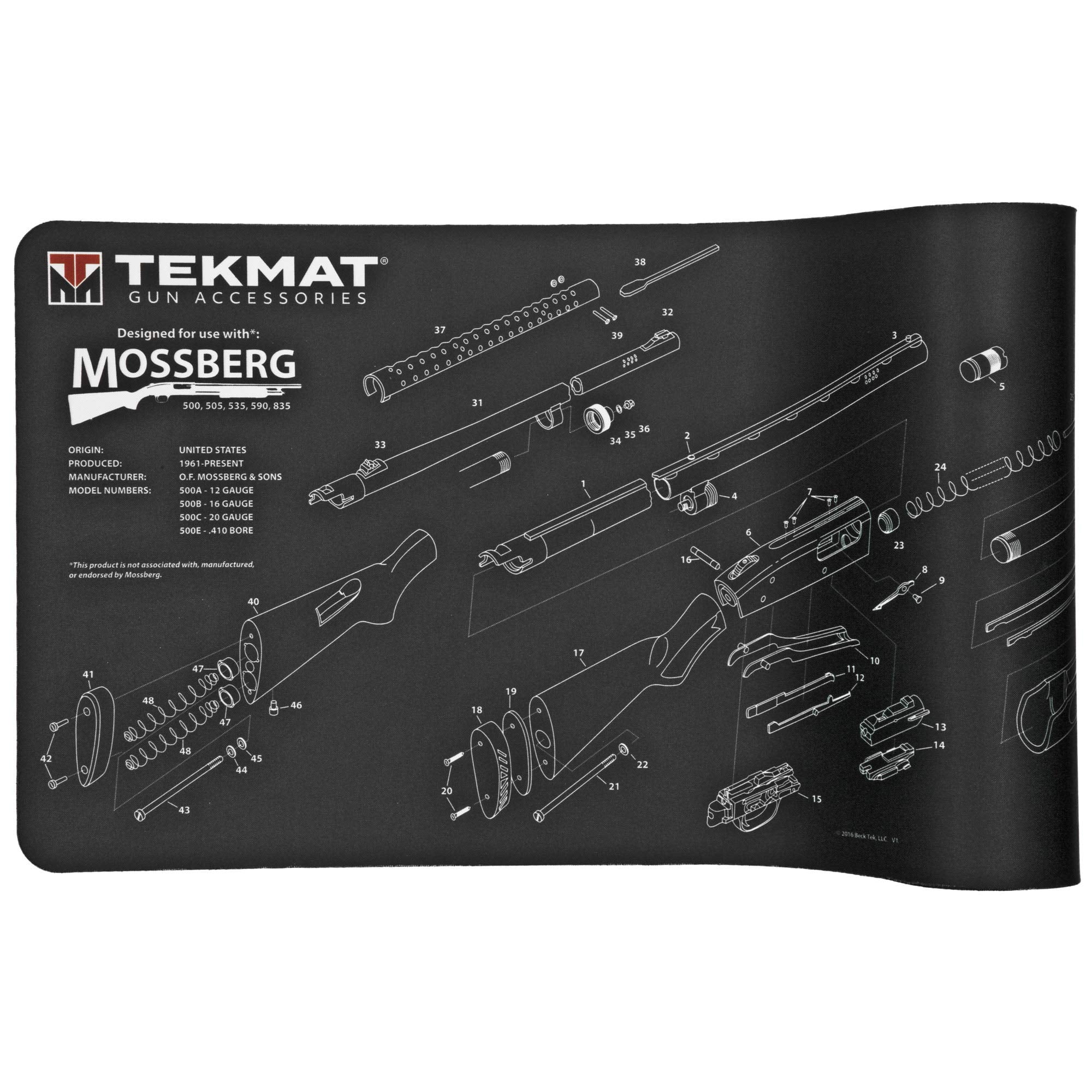 Beck Tek, Llc (tekmat) Mossberg Shotgun, Tekmat Tekr36mossbergg     Mossberg Shotgun