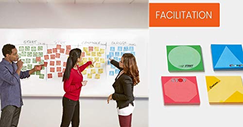 Trainers Warehouse Start/Stop/Continue/Change Sticky Notes, Set of 20