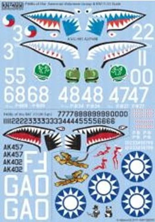 1/32 Warhawk American Volunteer Group H81A2 & Tomahawk RAF 112th Sq.