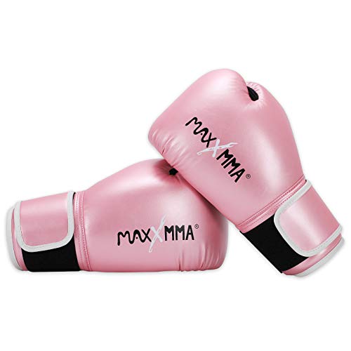 MaxxMMA Pro Style Boxing Gloves for Men & Women, Training Heavy Bag Workout Mitts Muay Thai Sparring Kickboxing Punching Bagwork Fight Gloves
