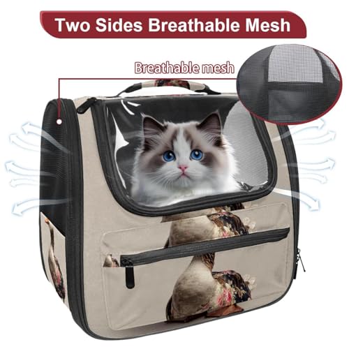 Scary Halloween (7) Pet Travel Carrier Soft Sided Portable Bag for Cats, Small Dogs, Kittens or Puppies