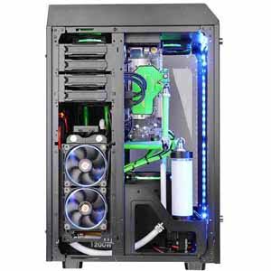 Thermaltake The Tower 900 Computer Case - Full-tower - Black, Transparent - Hot Dip Galvanized Steel - 9 x Bay