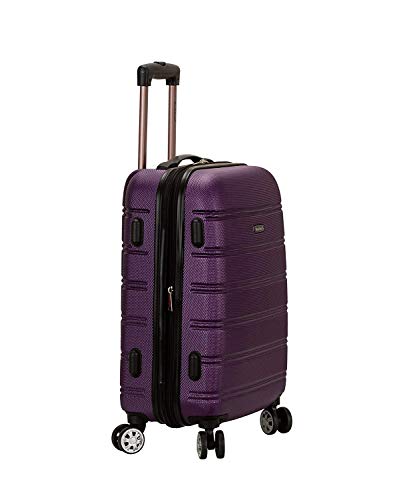 Rockland Melbourne Hardside Expandable Luggage with Spinner Wheels, 2TONENAVY, 2 Piece (20/28)