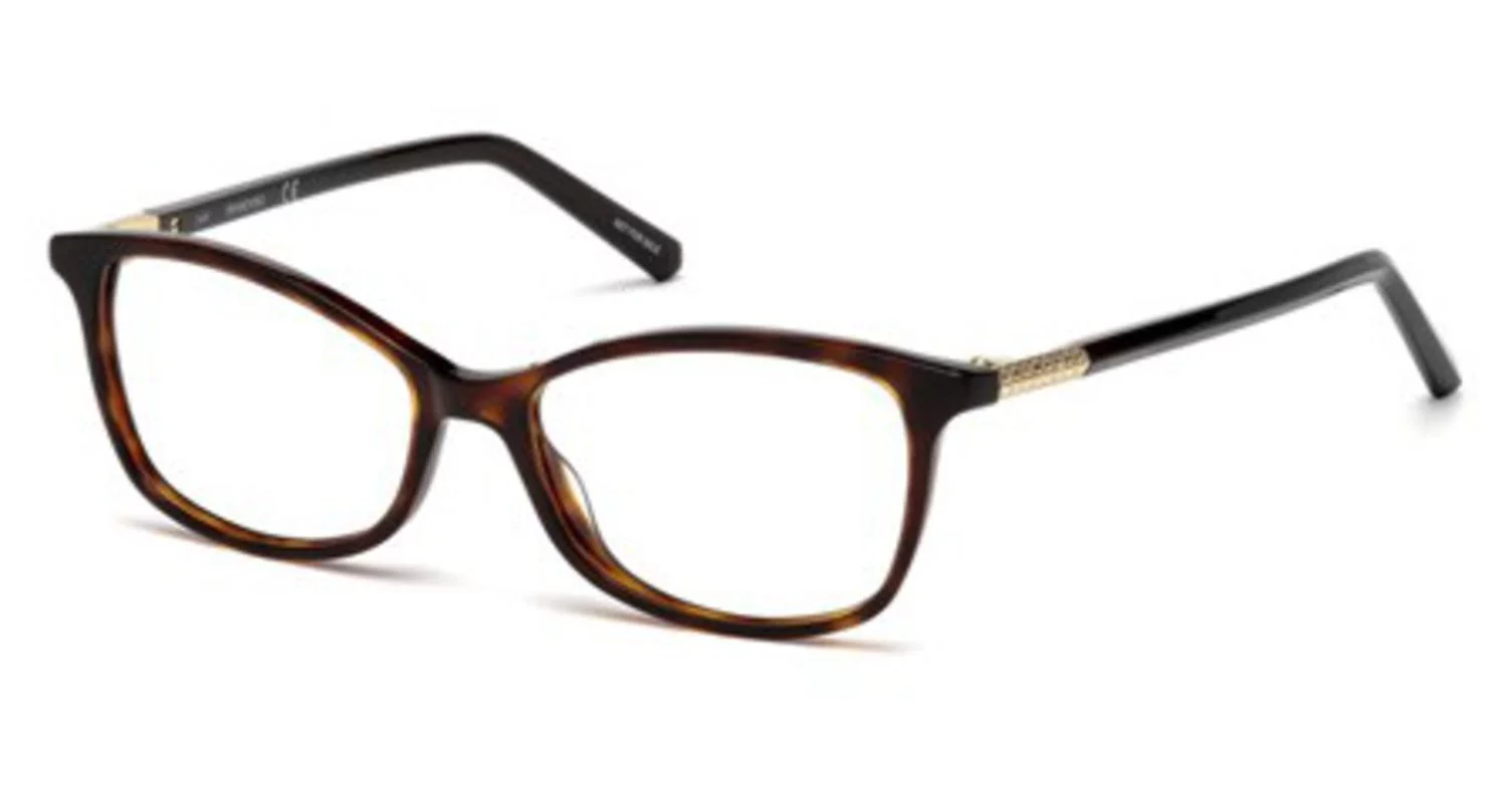 SWAROVSKI SK 5239 Eyeglasses 052 Dark Havana