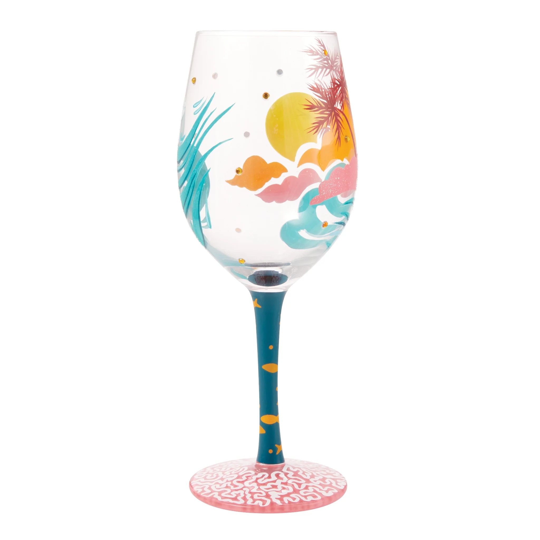 Lolita Tropcial Getaway Wine Glass