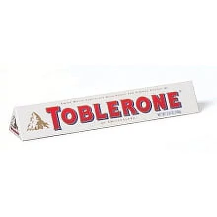 TOBLERONE: Swiss White Chocolate Bar: 12 Count