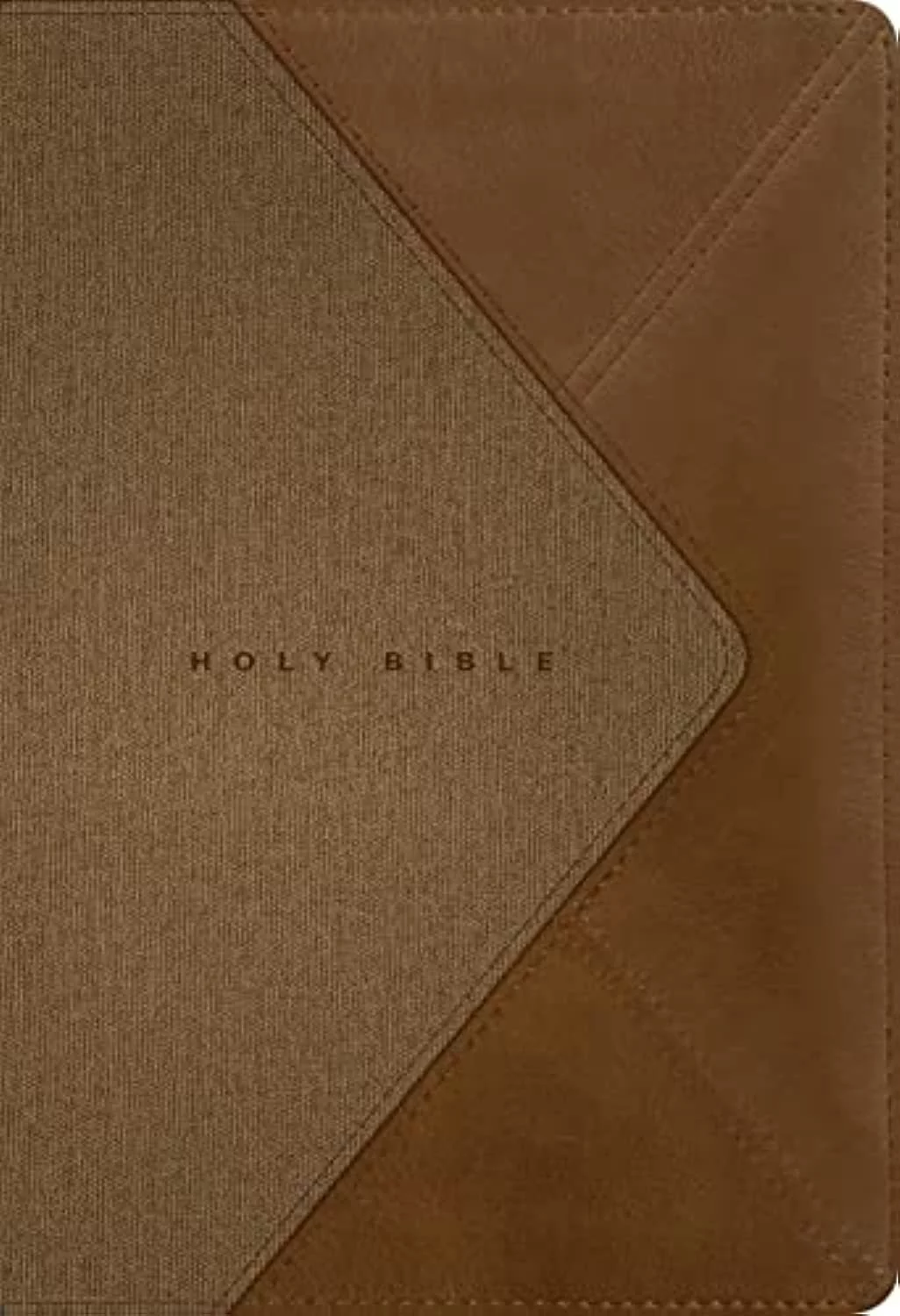 NLT Large Print Thinline Reference Zipper Bible, Filament-Enabled Edition (Leatherlike, Messenger Stone & Camel, Indexed, Red Letter) (Other)