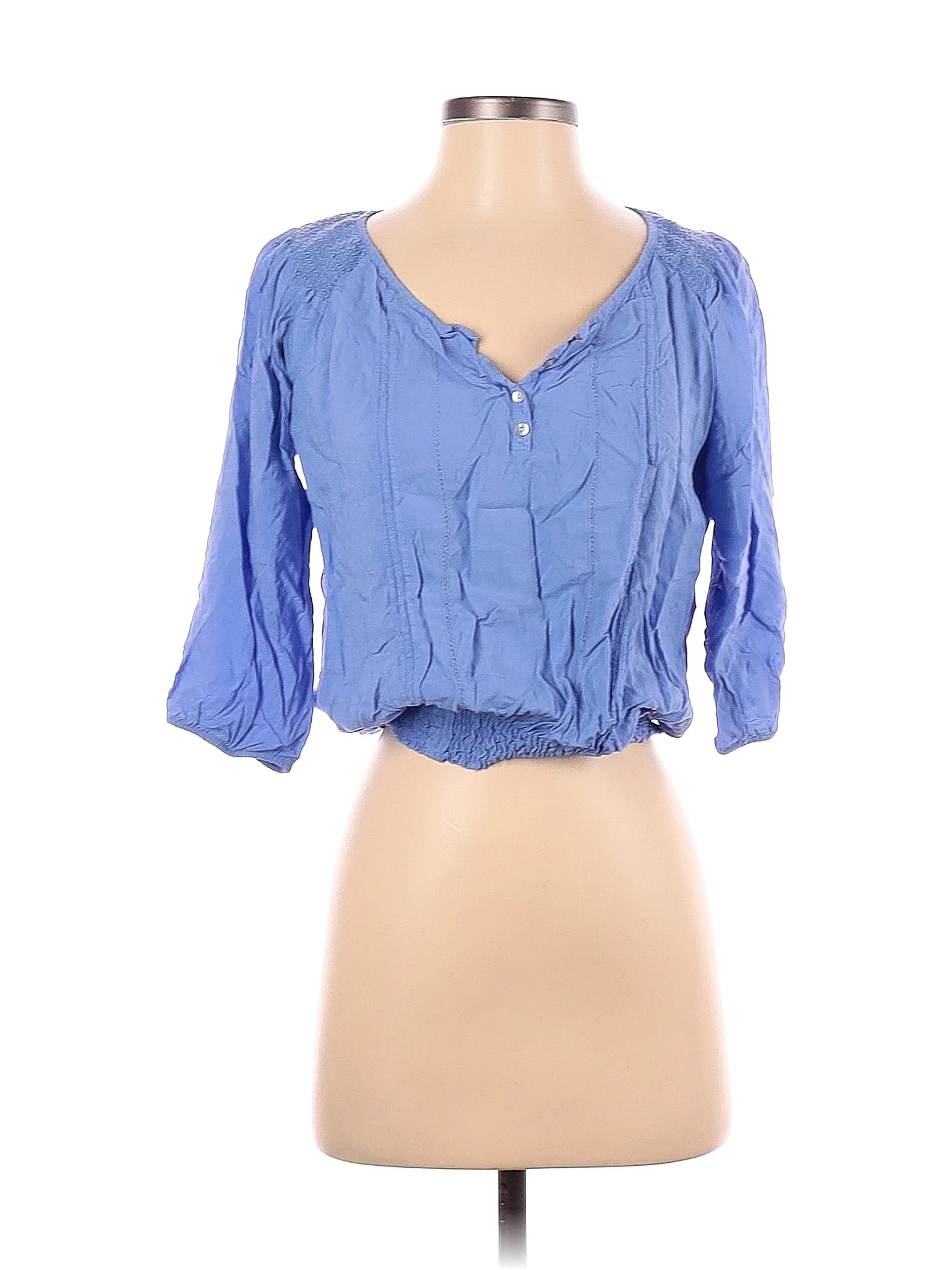 Pre-Owned Zara Women's Size M 3/4 Sleeve Blouse