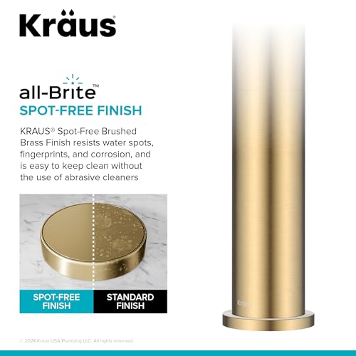 KRAUS Indy Single Handle One Hole Bathroom Sink Faucet in Chrome, KBF-1411CH