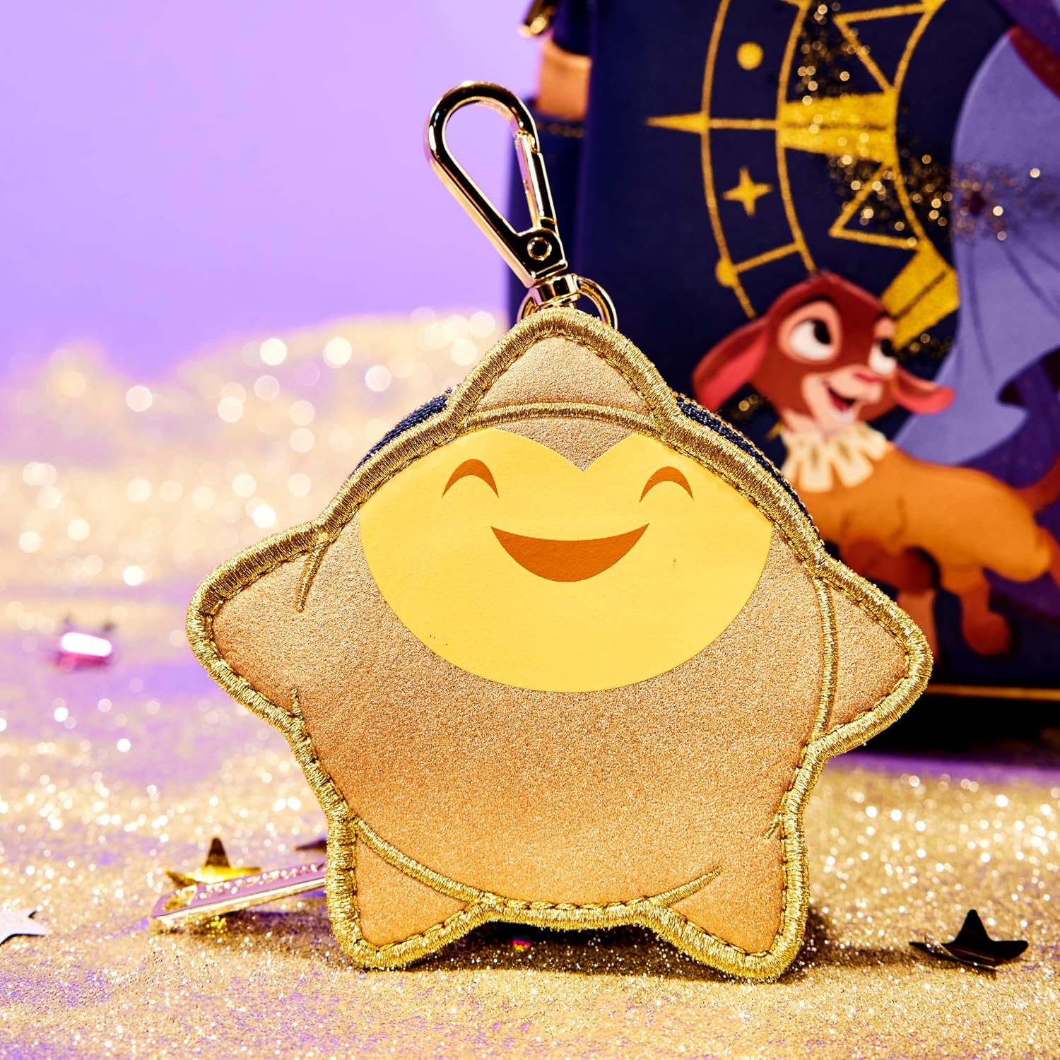 Loungefly Disney Wish Velvet Mini-Backpack, Amazon Exclusive