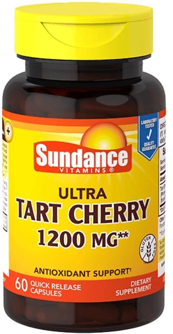 Sundance Vitamins Ultra Tart Cherry 1200 mg, 60 ea (Pack of 4)