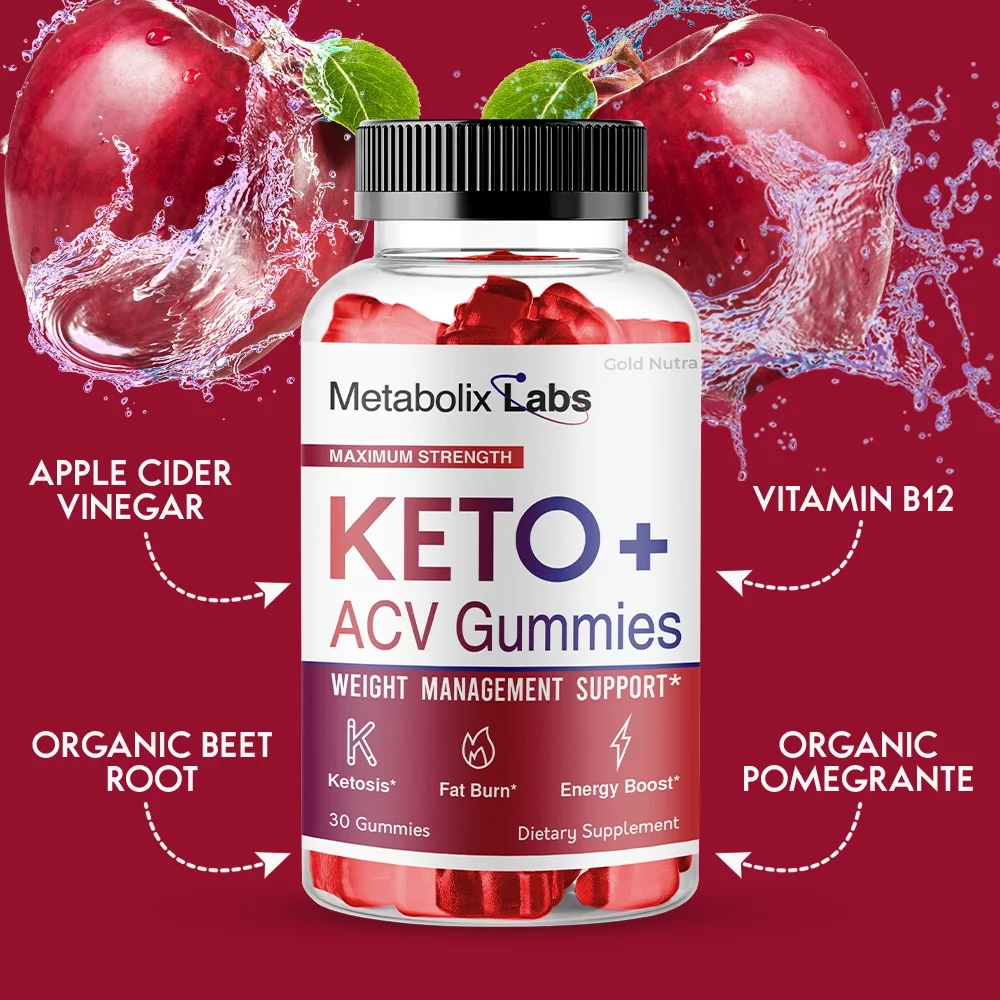 (1 Pack) Metabolix Labs Keto ACV Gummies, Metabolix Labs Keto Plus ACV Gummies, Metabolix Labs Gummies Lab Official Metabolic Keto Gummy Dietary Supplement