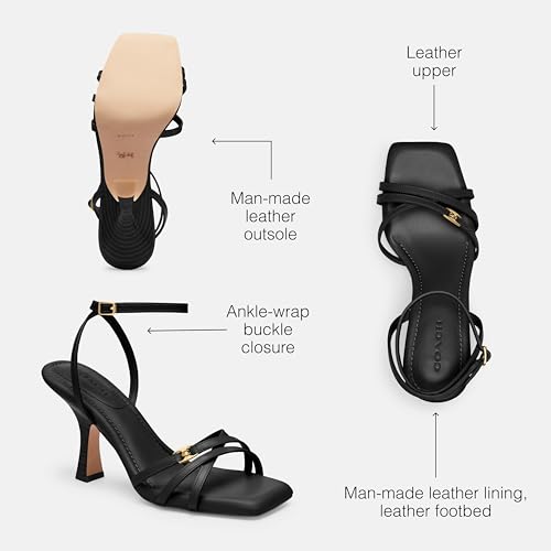 Coach Women's Kelsey Leather Sandal