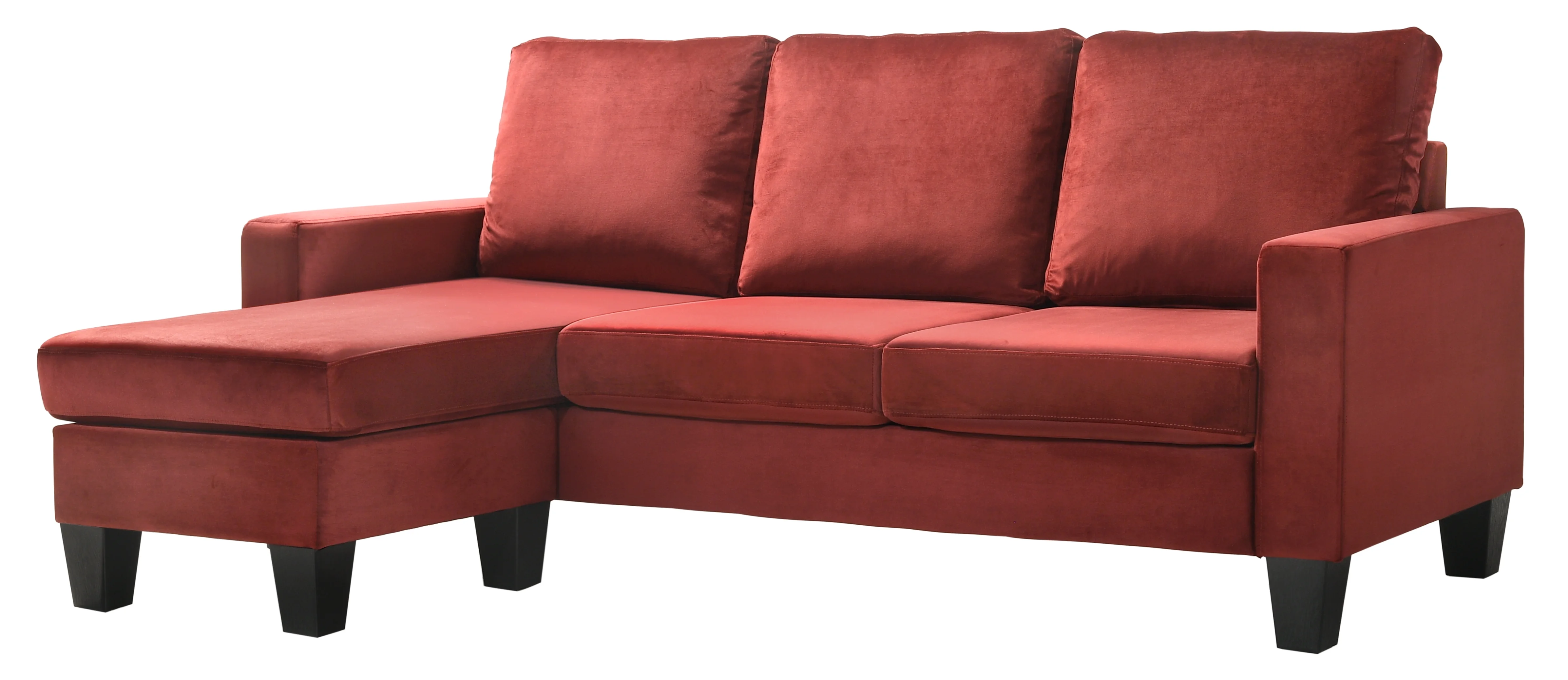 Burgundy Sofa Chaise - Upgrade Comfort & Style