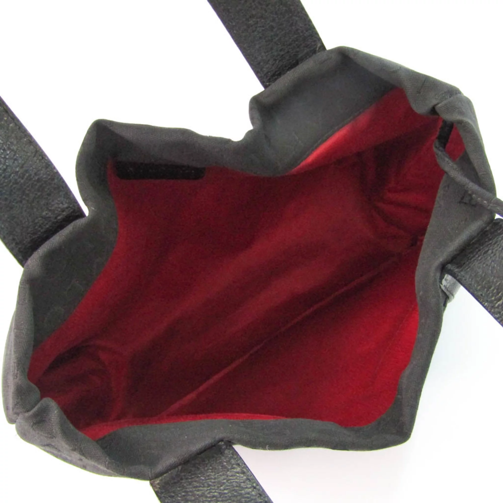 Pre-Owned Bvlgari Logomania With Pouch 22278 Women,Men Canvas,Leather Handbag Black (Good)