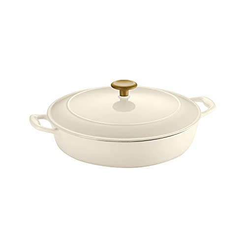 Tramontina Enameled Cast Iron Covered Braiser Gradated Cobalt 4-Quart, 80131/069DS