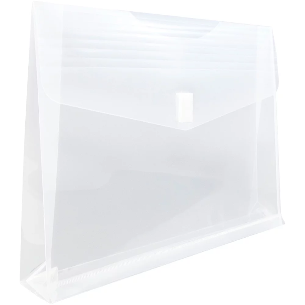 JAM Plastic Envelopes with Hook & Loop Closure, 2