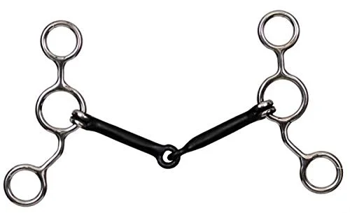 Showman Stainless Steel Junior Cow Horse Bit w/ 5 1/4