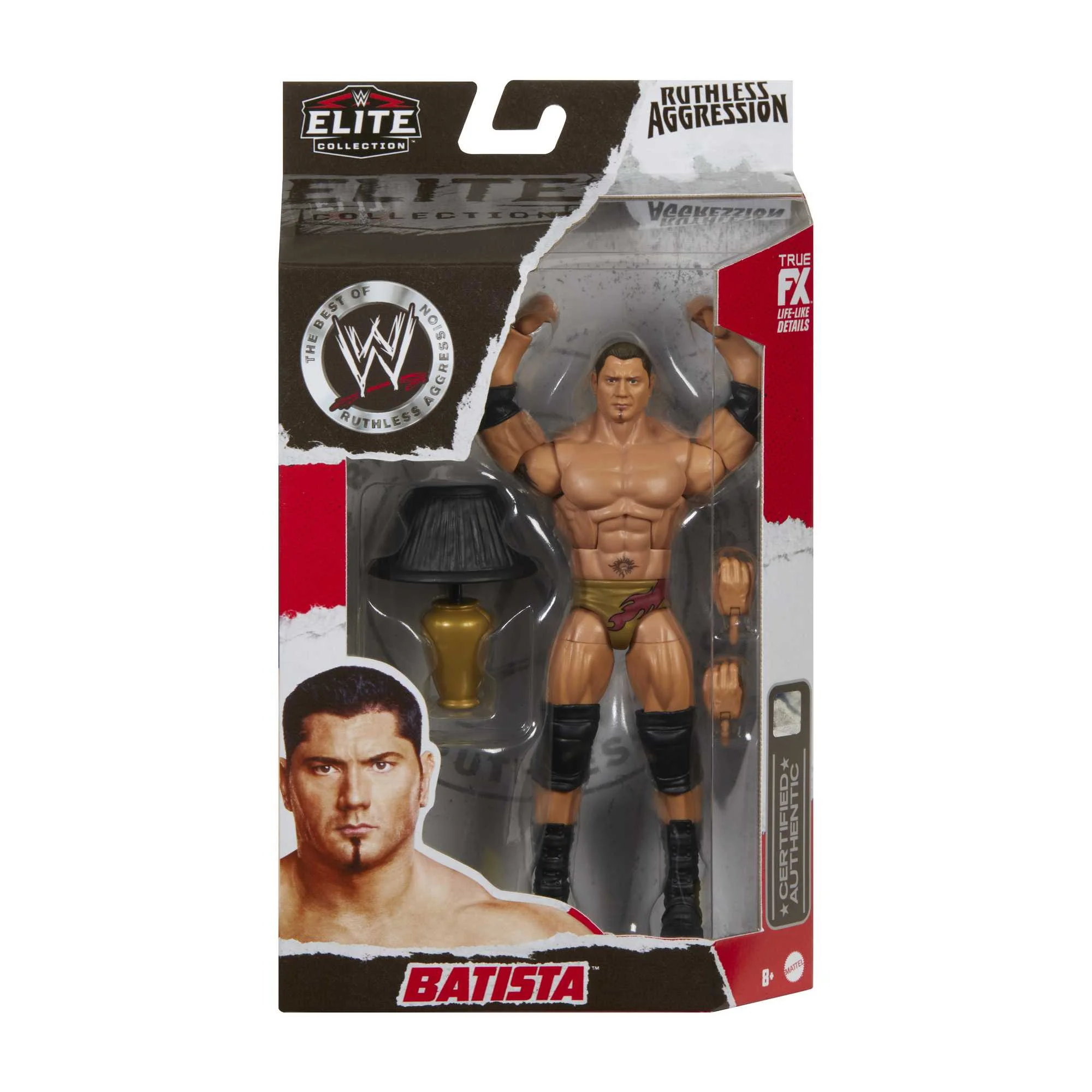 WWE Batista Best of Ruthless Aggression Elite Collection Action Figure with Accessory (Walmart Exclusive)
