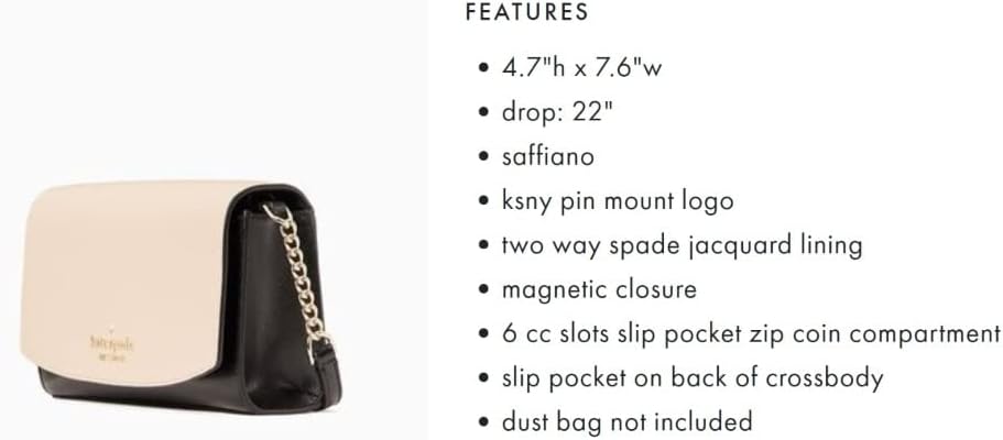 KATE SPADE STACI SMALL FLAP CROSSBODY PHONE CASE WALLET WARM BEIGE