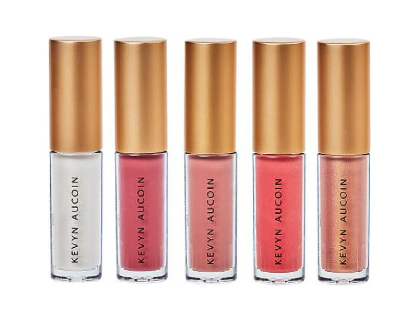 Kevyn Aucoin 5 x 0.07 Lip Color Cyber Opal, Rose Gold, Poppy Topaz, Matt For Women