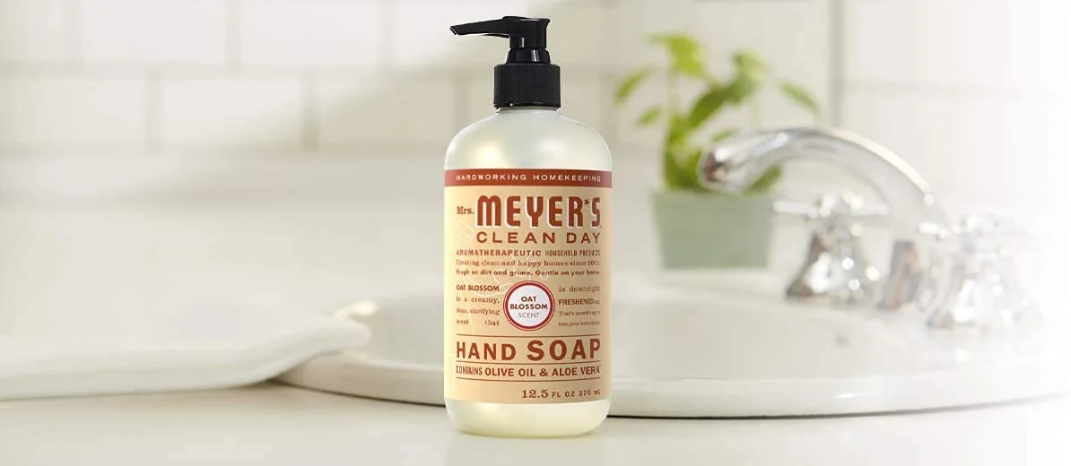 Moisturizing Liquid Hand Soap Soothing Clean, Made with Essential Oils, Cruelty Free Cleanser that Washes Away Dirt, Oat Blossom Scented, 12.5 FL OZ Bottle, 6 Bottles