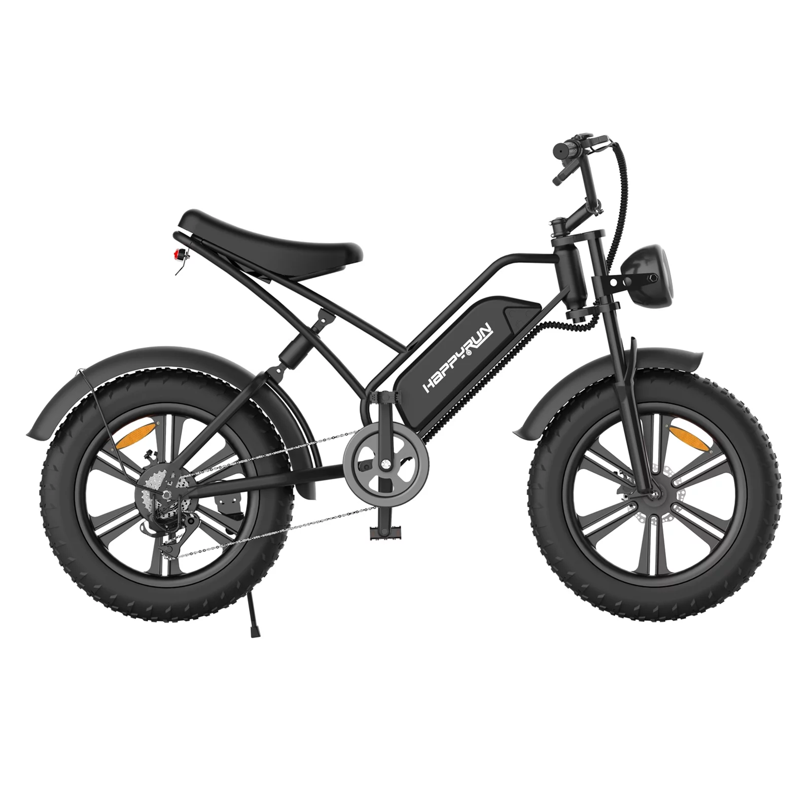 HAPPYRUN 20*4.0'' Fat Tire Electric Bicycle 750W E-Bike with 48V 18Ah Removable Battery, Ideal for All Ages