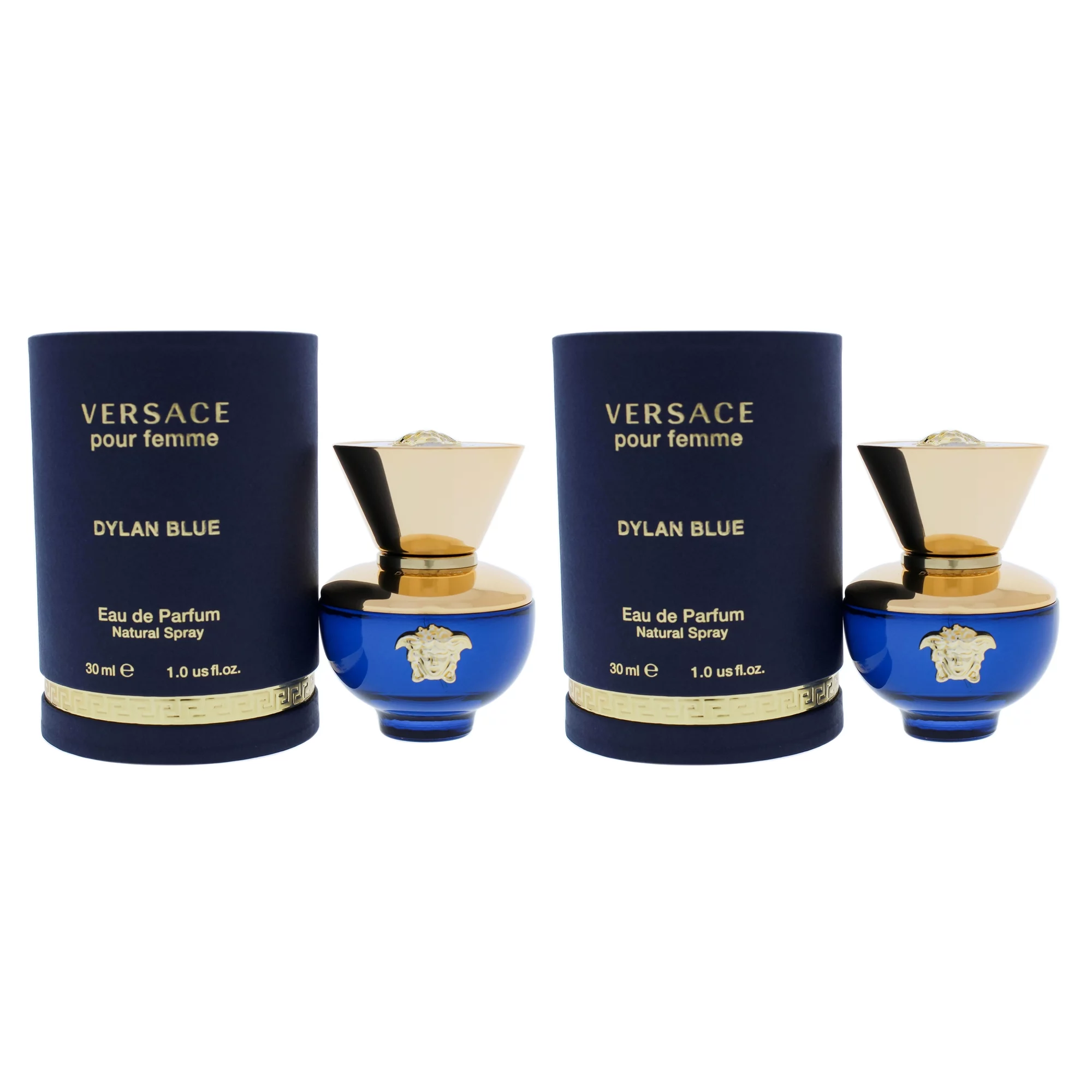Versace Dylan Blue - Pack of 2 - 1 oz EDP Spray