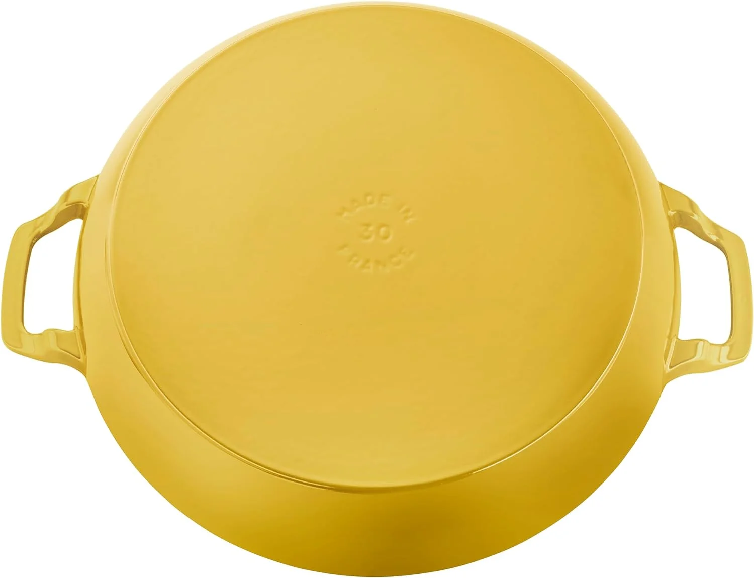 Cast Iron 3.5-Qt Braiser With Glass Lid - Citron