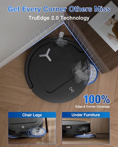 ECOVACS DEEBOT T50 MAX PRO Omni Robot Vacuum and Mop, 18,500Pa Suction, 18mm Auto-Lift, ZeroTangle &TruEdge 2.0, AIVI 3.0 Obstacle Avoidance, Auto Hot Water Mop Wash/Dry/Refill, Self-Emptying
