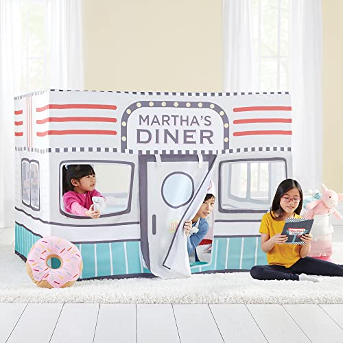 Martha Stewart Kids' Cafe and Coffee Shop Play Tent - Indoor Playhouse for Children for Pretend Play