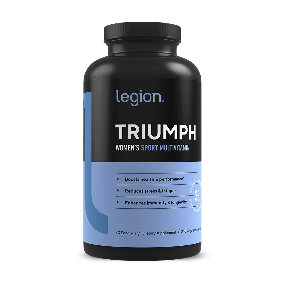 Legion Triumph Daily Sport Multivitamin Supplement for Women, 30 Servings