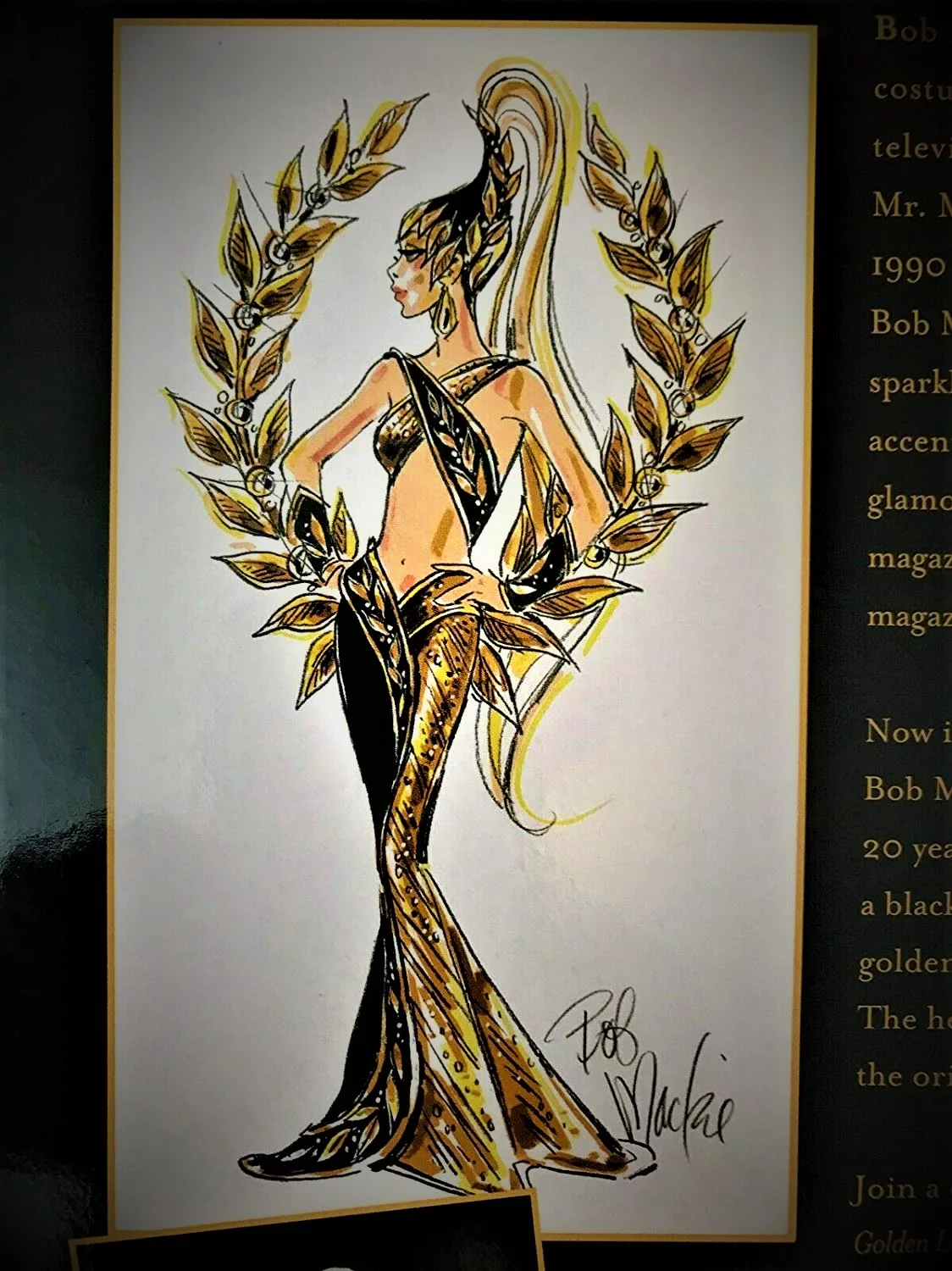 Golden Legacy Barbie Doll Bob Mackie Gold Label Limited Edition 2009 Mattel