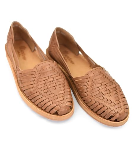Macarena Collection Womens Shoes Leather Sandals for Women | Huarache Handmade Mexican Sandals | Comfortable & Stylish Womens Sandals 4150