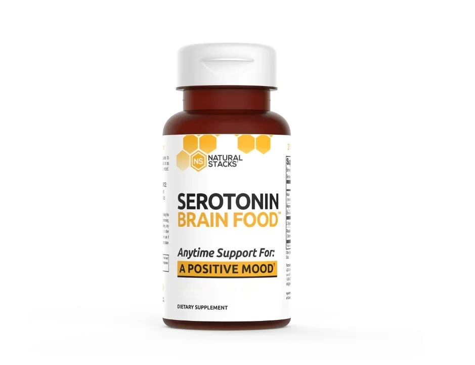 Natural Stacks Serotonin Positive Mood Capsules, 75 Count