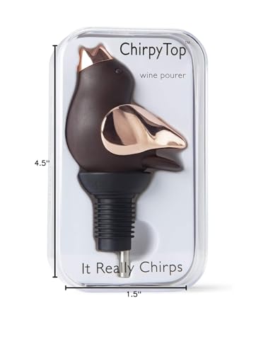 Wine Pourer - Brown and Copper