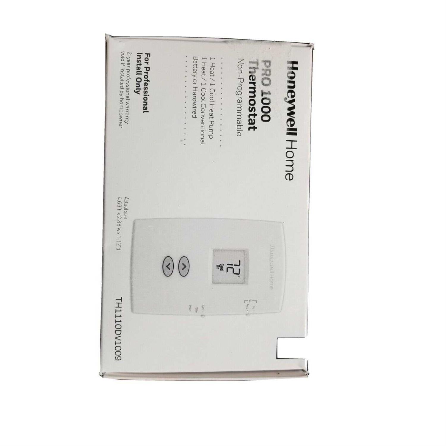 Honeywell TH1110DV1009 Pro 1000 Non-Programmable Thermostat