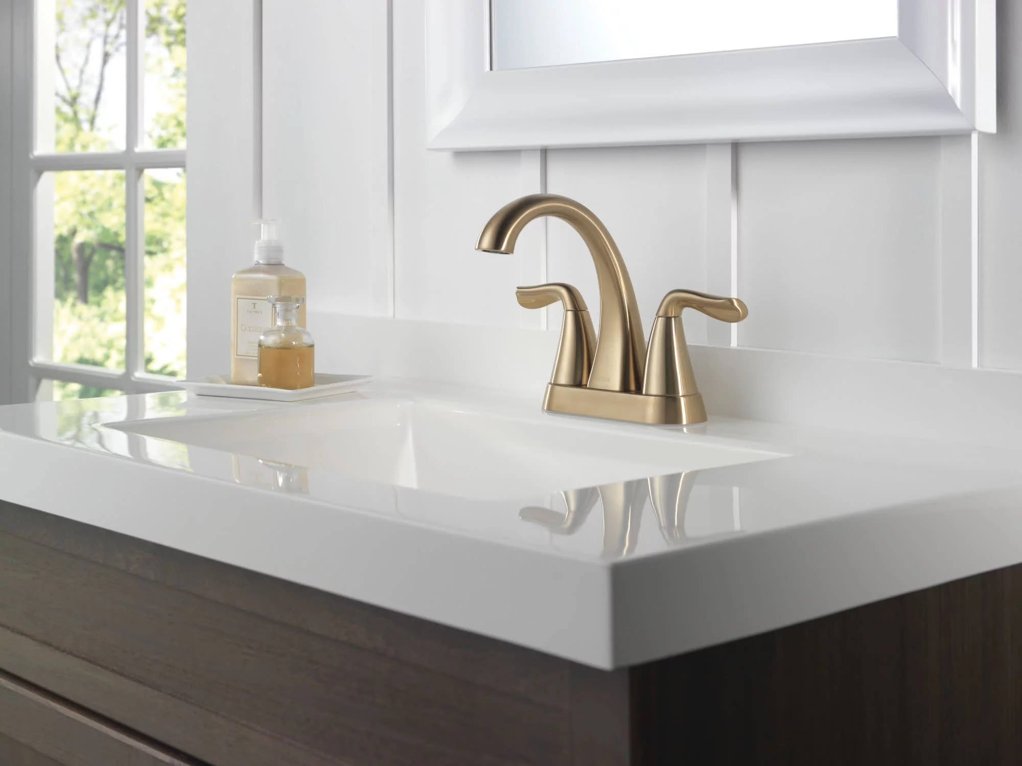 Delta 25840Lf Arvo 1.2 GPM Centerset Bathroom Faucet - Nickel