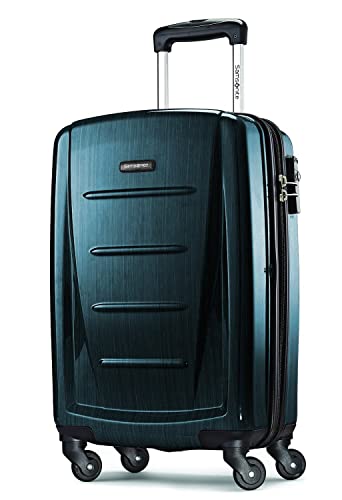 Samsonite Winfield 2 Hardside Expandable Luggage with Spinner Wheels, Brushed Anthracite, Checked-Large 28-Inch