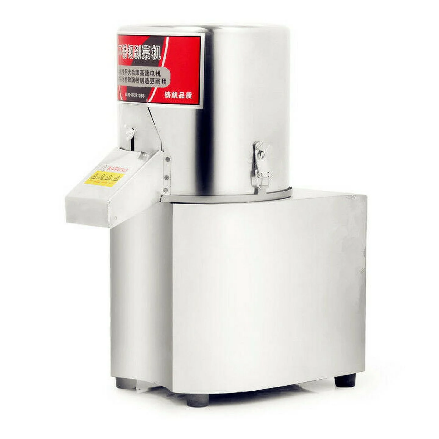 TOPCHANCES 110V Commercial Food Processor 600W Electric Food Cutter for Vegetables Fruits 50-120kg/h