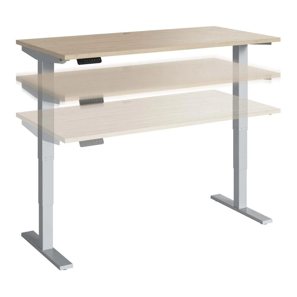 Move 40 Series 60W Adjustable Standing Desk in Natural Elm - Engineered Wood