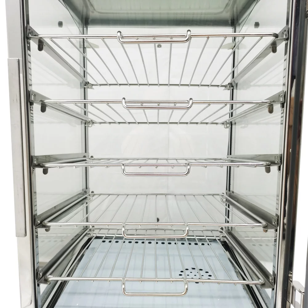 INTSUPERMAI Electric Steamed Buns Insulation Machine Fast Food Display Warmer Showcase