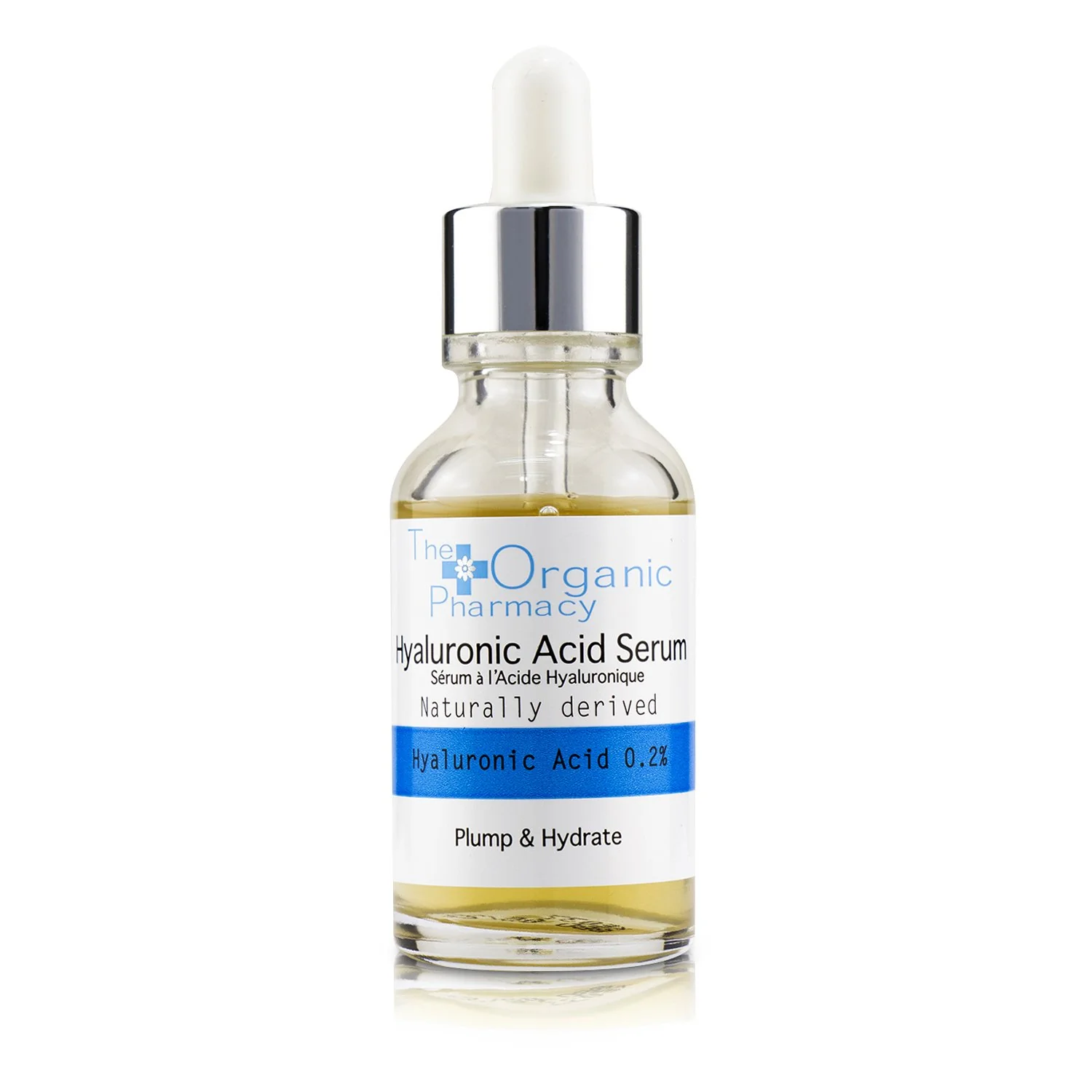 The Organic Pharmacy Hyaluronic Acid Serum - Fine Lines & Wrinkles, Plump & Hydrate, Boost Firmness & Elasticity  30ml/1oz