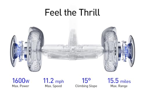 Segway Ninebot S2 Electric Self-balancing Scooter, 11.2mph Top Speed, 21.7 Miles Range w/Adjustable Height, Hoverboard UL-2271 2272 Certified